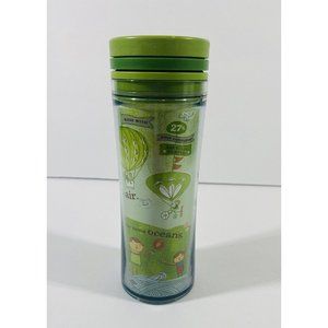 Starbucks Kids Green Recycled Travel Cup Twist Tumbler Save the Planet 8 oz Lid